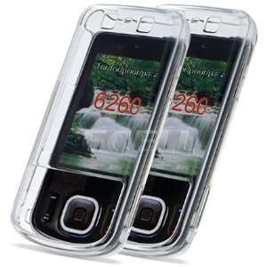 Ecell   2 PACK CLEAR CRYSTAL CASE COVER FOR NOKIA 6260 