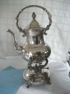 Vintage Towle silver tilting teapot w/burner RARE piece  