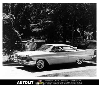 1958 Plymouth Fury Hardtop Coupe Factory Photo  