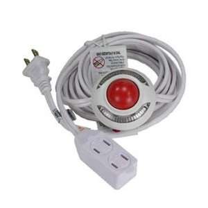  Lighted Foot Switch with 9ft 3 Outlet Cord Electronics