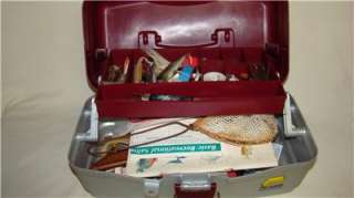 Plano Tackle Fishing Box w/ Lures Filet Knife and More  