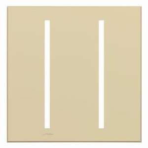  Lutron VTW 2 IV, 2 Gang Wallplates, Ivory