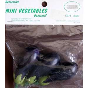  Decorative Mini Vegetables Eggplants Arts, Crafts 