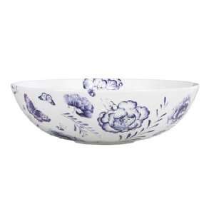  Jasper Conran China Blue Butterfly Salad Serving Bowl 