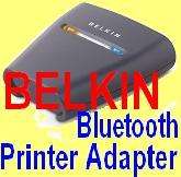 BELKIN Bluetooth Wireless USB Print Adapter for PC PDA  