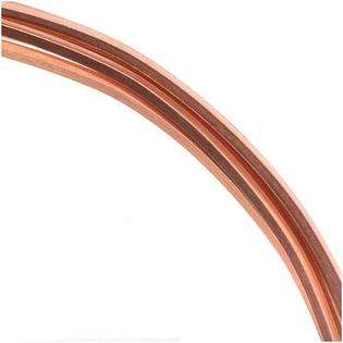 Beadaholique Solid Copper Wire 14 Gauge Square Half Hard 1 Oz / 3 Feet 