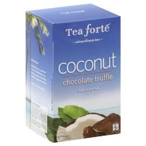 Tea Forté Coconut Chocolate Truffle Tea 16 Count  Grocery 