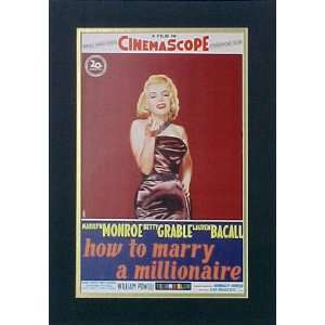  How To Marry A Millionaire Picture Plaque Framed