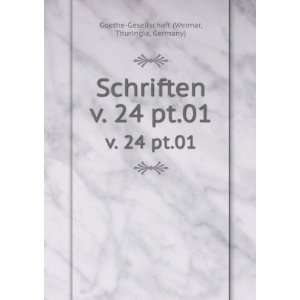   24 pt.01 Thuringia, Germany) Goethe Gesellschaft (Weimar Books