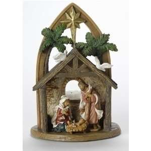   Family in Arch Nativity Votive Candle Holders #54631