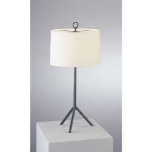   Adler Meurice Bronze Table Lamp with Linen Shade