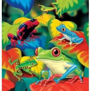  Fun Frogs Plastic Tablecloth 54 x 108 Toys & Games