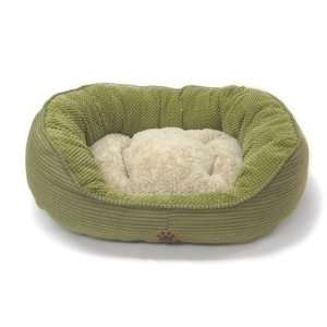    GR X Pillow Soft Daydreamer Bolster Pet Bed in Green