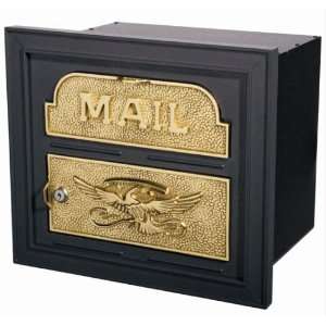  Gaines Classic Locking Mailbox Faceplate   Metallic 