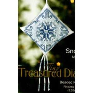 Tiny Treasured Diamond kit   Icy Snowflake (cross stitch, beads 