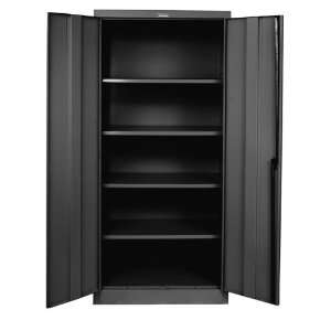  Hallowell 800 Series Storage Cabinet   Black Office 