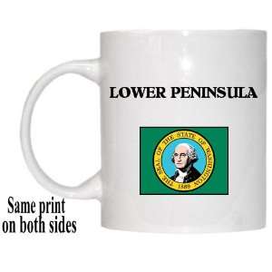  US State Flag   LOWER PENINSULA, Washington (WA) Mug 
