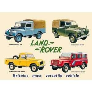  Land Rover Montage metal sign (fd ls)