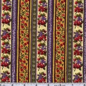   Room Flower Stripe Antique Fabric By The Yard Arts, Crafts & Sewing
