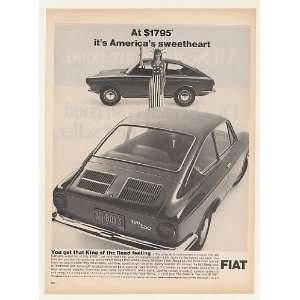 1967 Fiat 850 Fastback $1795 Americas Sweetheart Print Ad (46845)
