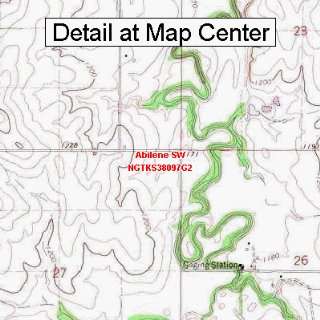   Map   Abilene SW, Kansas (Folded/Waterproof)