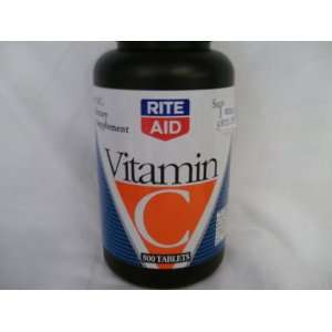  Rite Aid Vitamin C, 500 mg, Tablets, 500 ea Health 