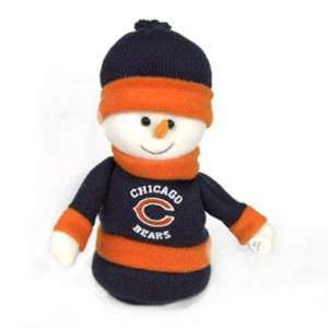 Chicago Bears 9 Animated Snowman 