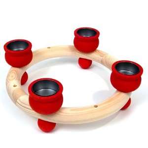  Red Tealight Candle Ring
