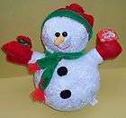 Cuddly Cousins Plush Stuffed 10 Snow Man with original factory label