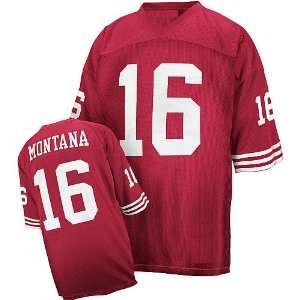  NFL Jerseys San Francisco 49ers #16 Joe Montana Throwback 