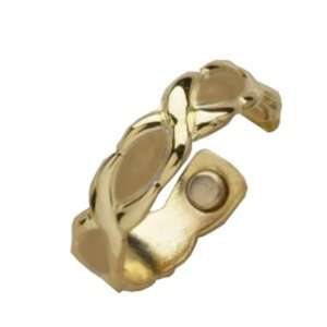  Gold Magnetic Ring, Adjustable   1 ring Health & Personal 