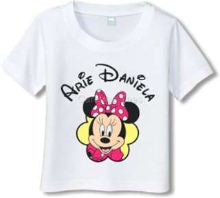 Minnie Mouse T Shirt personalized with your choice of ANY name and or 