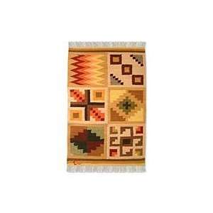  NOVICA Wool rug, Calendar (2x3)