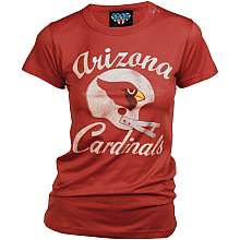 Junk Food Arizona Cardinals Womens Short Sleeve Crew T Shirt 