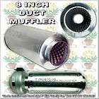Inch Inline Muffler Noise Reducer Silencer for Duct Fan Blower 
