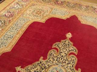 10x14 Handmade Antique Circa 1930s Persian Lavar Kerman Wool Rug Great 
