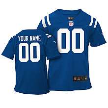 Toddler Nike Indianapolis Colts Customized Game Team Color Jersey (2T 