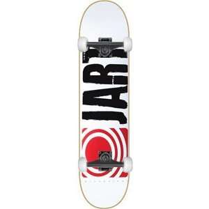  Jart Basic Complete Skateboard   7.75 White/Red w/Spitfire 