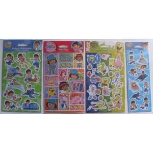   Dora the Explorer, 2 Go Diego Go. Stickers 4 Packs Toys & Games