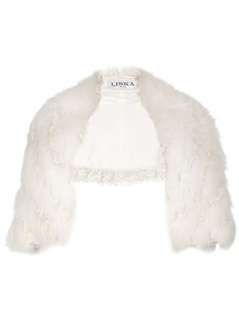 Liska Polar Fox Fur Bolero Jacket   Liska   farfetch 
