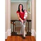 Summer Infant Sure and Secure Deluxe Top Of Stairs Wood Walk Thru Gate