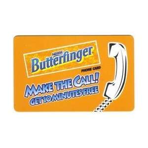   Card 10m Butterfinger Candy Bar Make The Call   Nestle Promotion