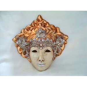   Lucia Masquerade Liberty Crackle Macrame Carnival Mask