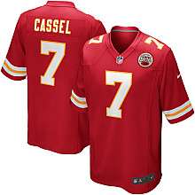 Mens Nike Kansas City Chiefs Matt Cassel Game Team Color Jersey 