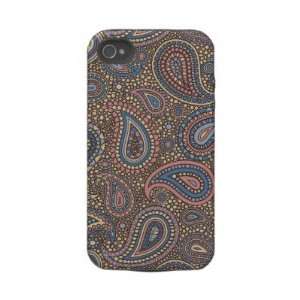  Beige Rose Paisley Iphone 4 Tough Cover Cell Phones 