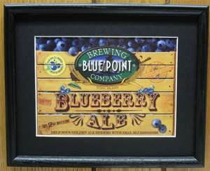 BLUE POINT BLUEBERRY ALE BEER SIGN  