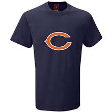 Chicago Bears Mens Big & Tall Custom Short Sleeve T Shirt    