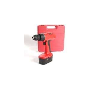  18V Cordless Drill Kit With Case (Red)