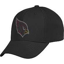 Reebok Arizona Cardinals Black Structured Flex Hat   