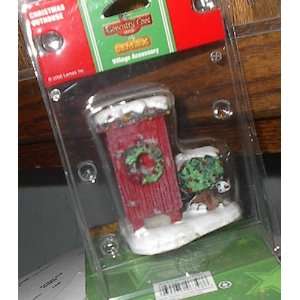  2006 Christmas Outhouse Holiday Village Accessory